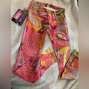 NWT Nolita Retro Skinny Jeans size 25 Bright Color Design